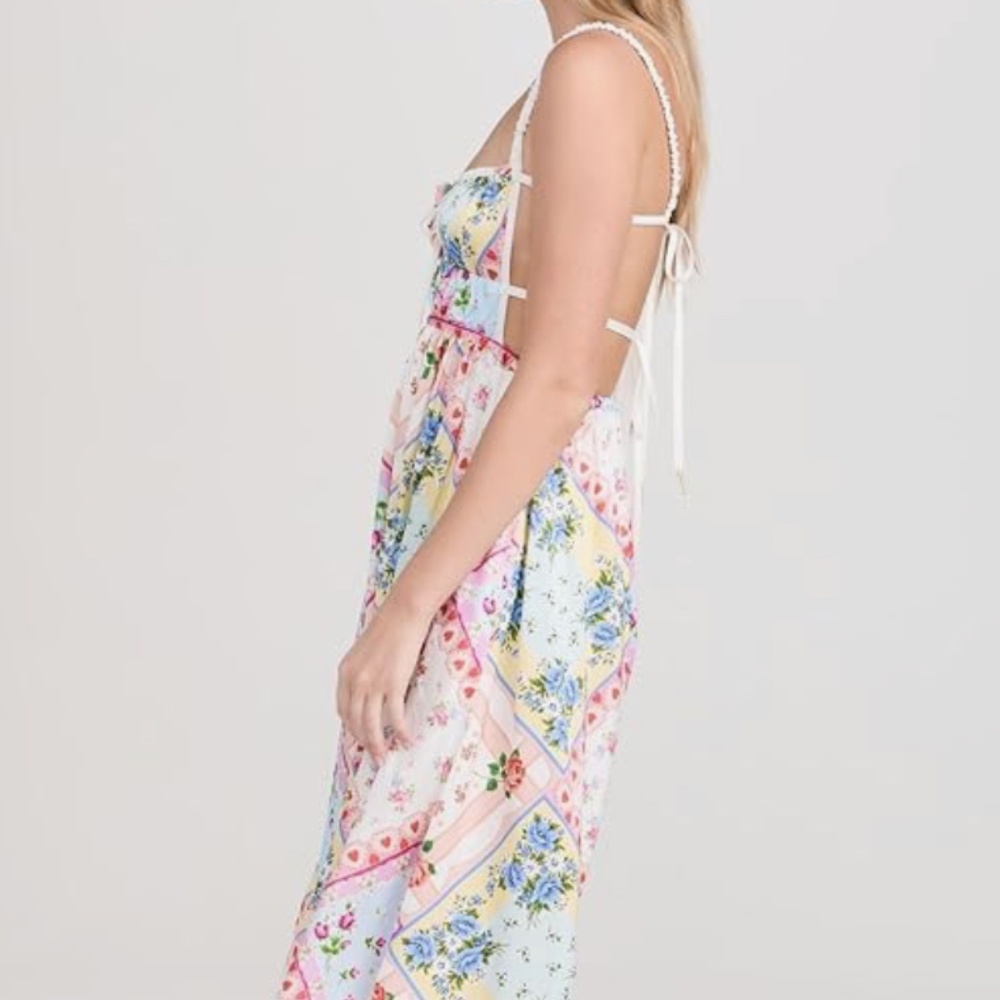 For Love & Lemons Women's Cassandra Midi Dress - Picture 3 of 3